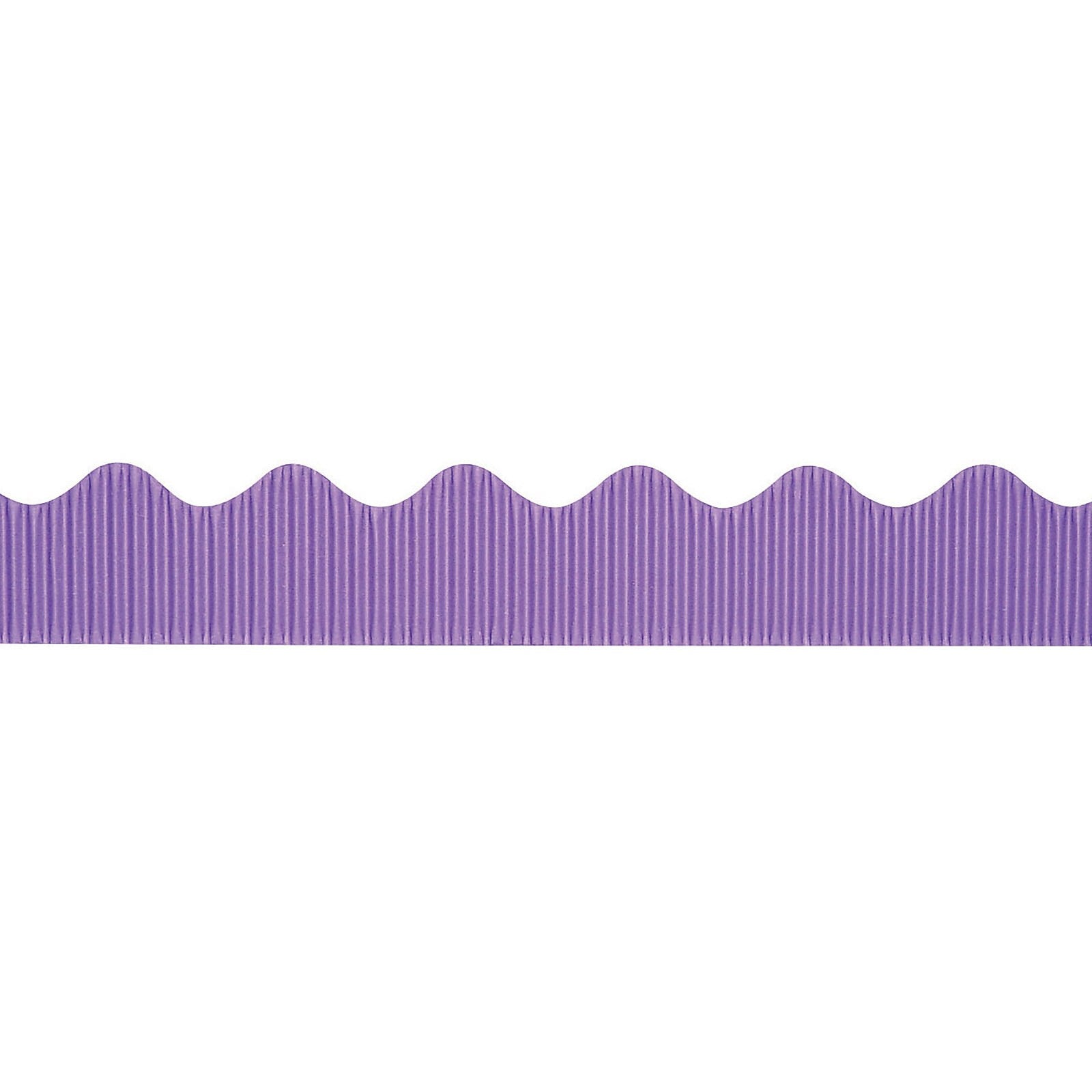 Bordette 50' x 2-1/4" Scalloped Border, Violet, 6 Rolls (PAC37336-6)