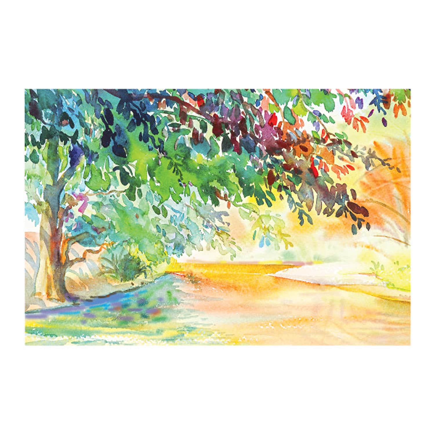 UCreate Watercolor Paper, 140 lb., 12" x 18", White, 50 /Pack (PAC4944)