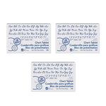 Pacon Chart Tablet Easel Pad, White, 25 Sheets, 3 Tablets (PAC74620-3)
