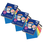 Art Street 9" x 12" Lightweight Construction Paper, Assorted, 200 Sheets/Pack, 3 Packs/Bundle (PAC94450-3)
