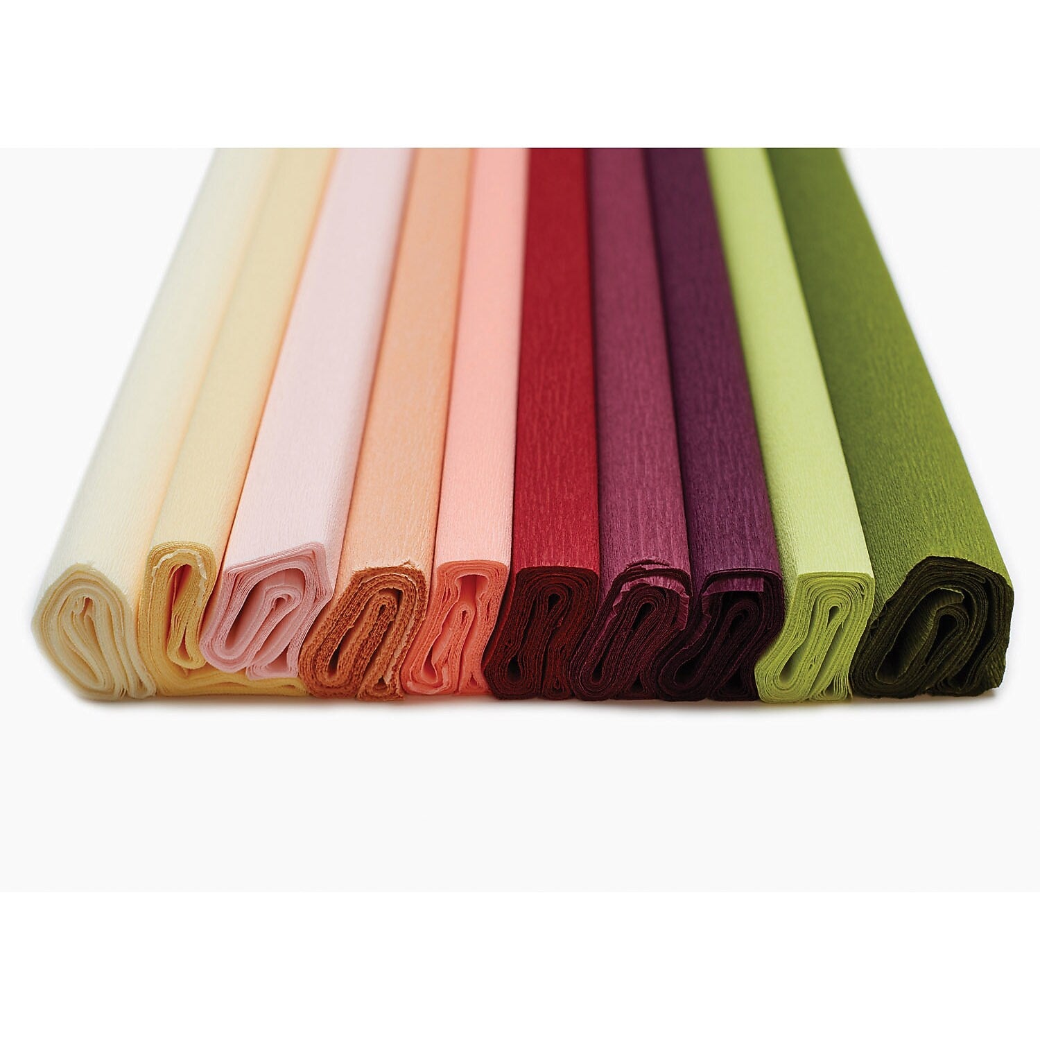 Lia Griffith™ Extra Fine Crepe Paper, 10 Assorted Colors, 10.7 sq. ft. Per Sheet, 10 Sheets (PACPLG11018)