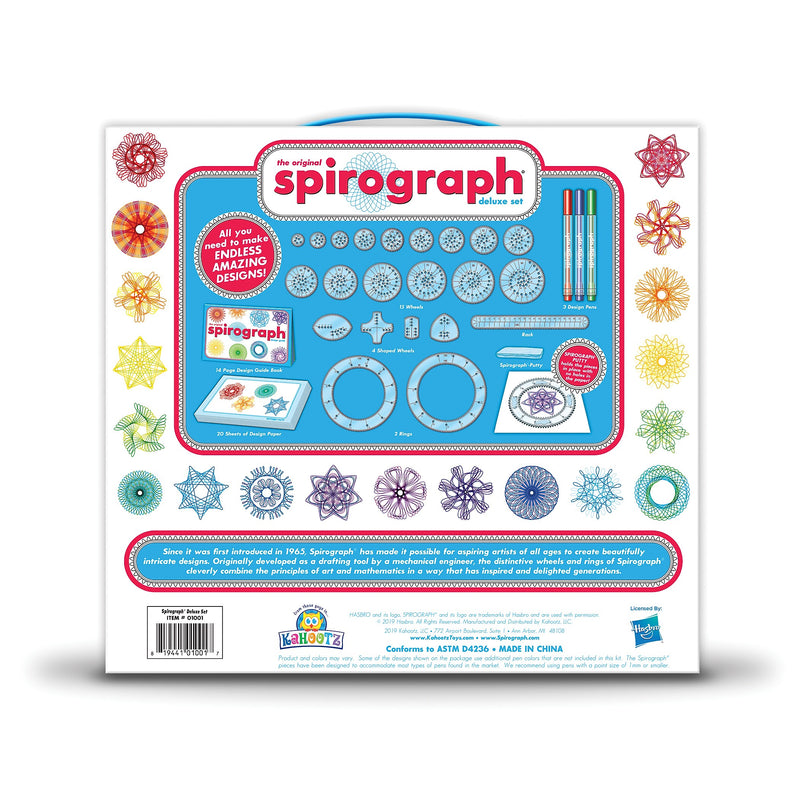 The Original Spirograph Deluxe Kit, Grade 3-12 (SME1001Z)