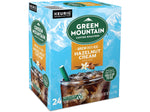 Green Mountain Brew-Over-Ice Hazelnut Cream Iced Coffee, Medium Roast, 0.40 oz. Keurig® K-Cup® Pods, 24/Box (390290)