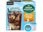 Green Mountain Brew-Over-Ice Hazelnut Cream Iced Coffee, Medium Roast, 0.40 oz. Keurig® K-Cup® Pods, 24/Box (390290)