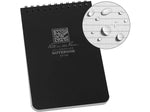 Rite in the Rain All-Weather Pocket Notebook, 4" x 6", 50 Sheets, Black (746)