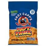 Andy Capp's Hot Fries Corn Chips, 0.85 oz., 72 Bags/Pack (209-00465)