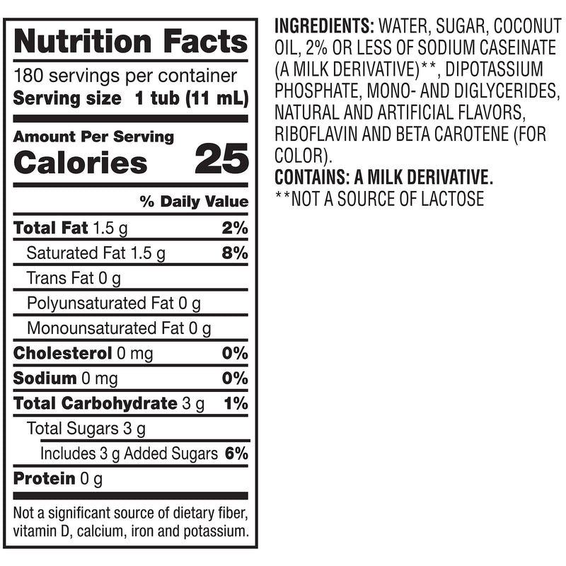 Coffee mate Hazelnut Liquid Creamer, 0.38 oz., 180/Carton (NES35080)