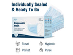 WeCare 3-ply Disposable Face Mask, Adult, Blue, 50/Box (WMN100003)
