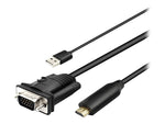 4XEM 6' HDMI to SVGA Cable, Black (4XHDMIVGA6FTU)