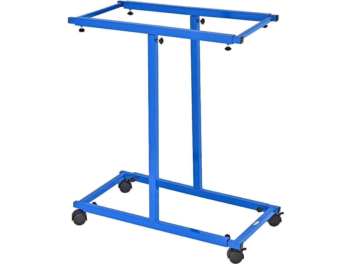 AdirOffice Steel Rolling Stand Plan Center, Blue (614-BLU)