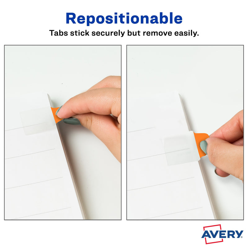 Avery UltraTabs Repositionable Mini Tabs, 1" x 1.5", Assorted Colors, 10 Tabs/Pad, 4 Pads (74759)