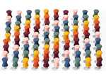 Poppin Push Pins, Assorted Colors, 100/Box, 6 Boxes/Kit (108678)