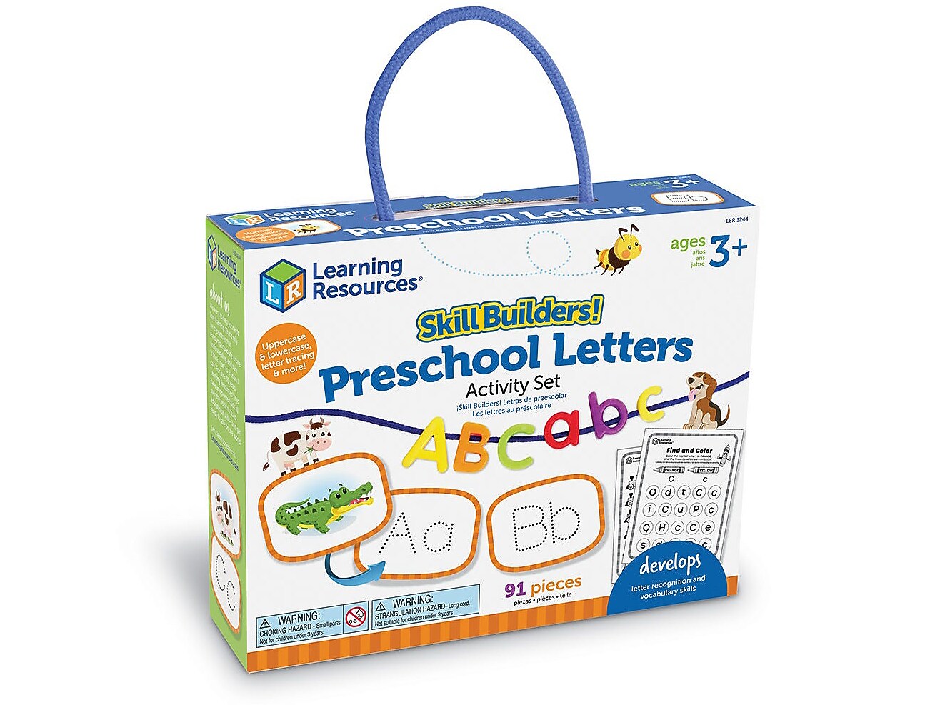 Learning Resources Skill Builders! Preschool Letters, Multicolor (LER1244)