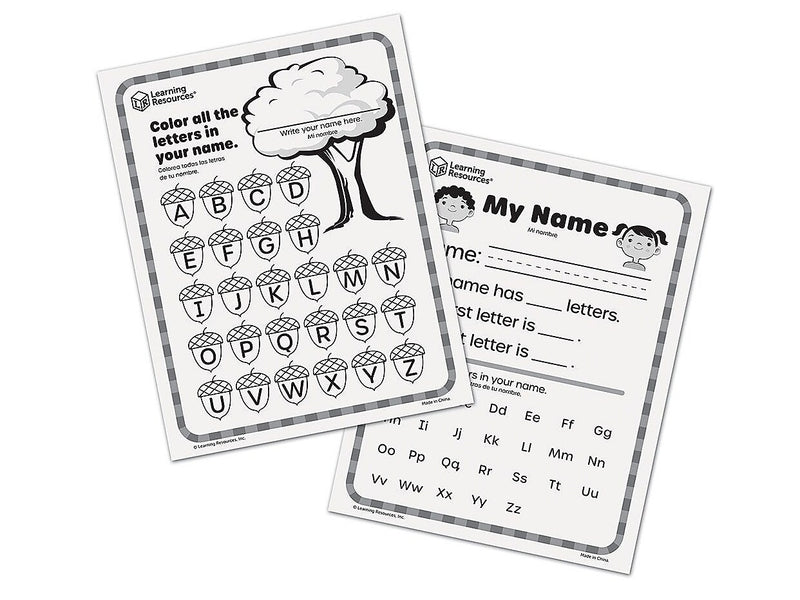 Learning Resources Skill Builders! Preschool Letters, Multicolor (LER1244)