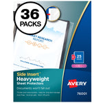 Avery Diamond Clear Side Insert Sheet Protectors, Heavyweight, 900/Carton (76001)