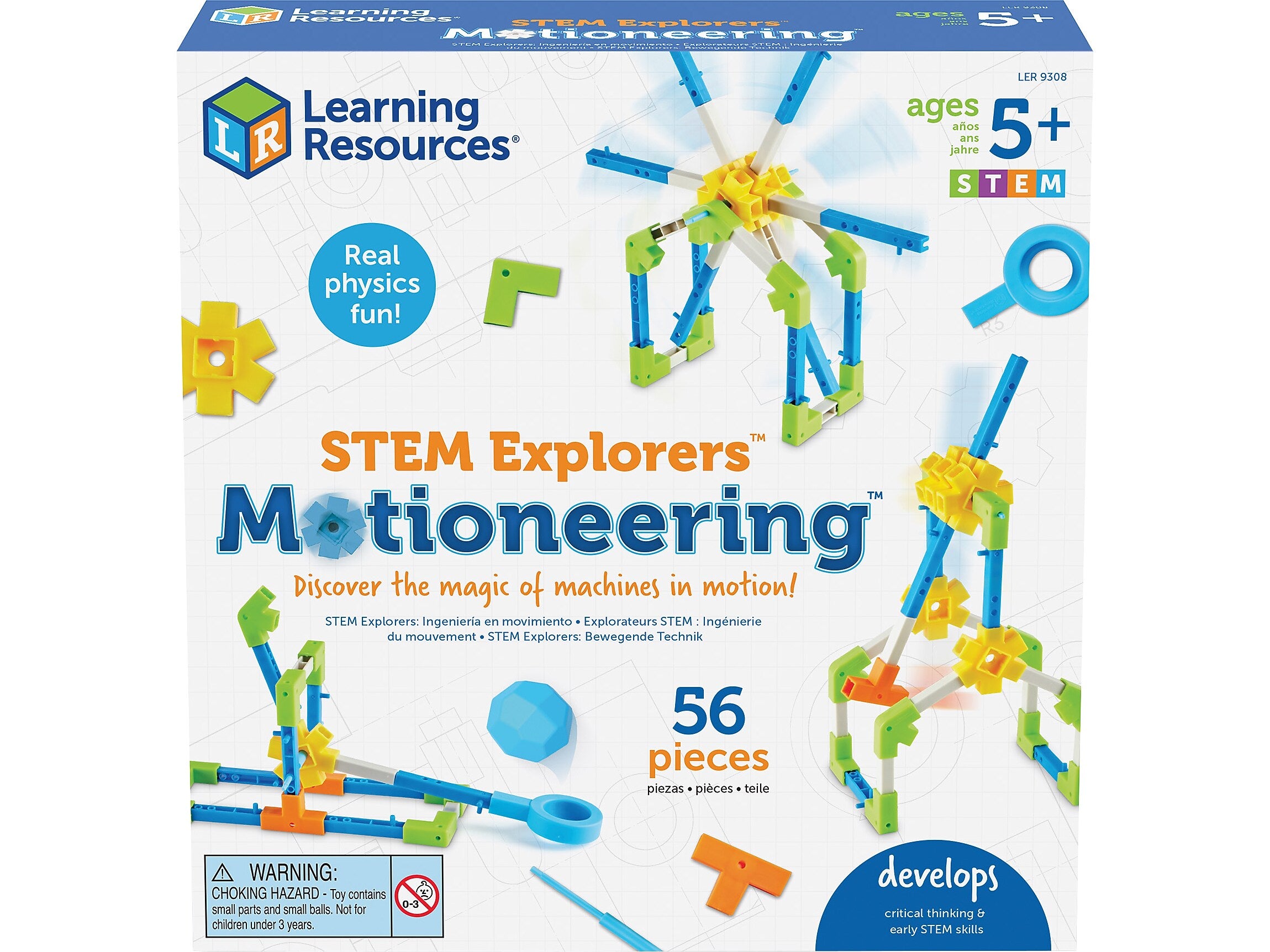 Learning Resources STEM Explorers Motioneering, Multicolor (LER9308)