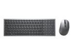 Dell Multi-Device Wireless Keyboard and Combo Optical Mouse, Gray (KM7120W-GY)