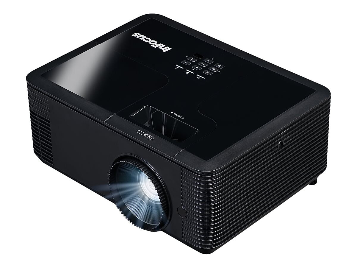InFocus Home Theater (IN138HD) DLP Projector, Black