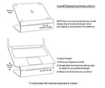 Rain Design iLevel2 Adjustable Laptop Stand, Silver (12031)