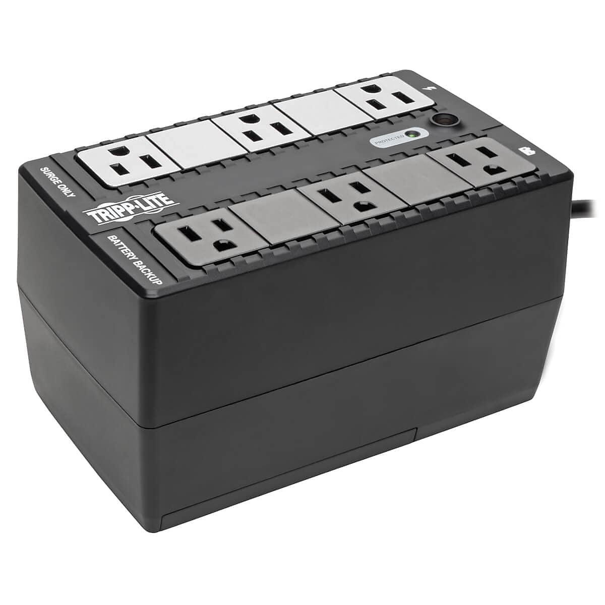 Tripp Lite UPS 350VA 210W Desktop PC / MAC Battery Backup Compact 120V 6-Outlets 50/60 Hz 350VA Standby, 6-Outlets (BC350)