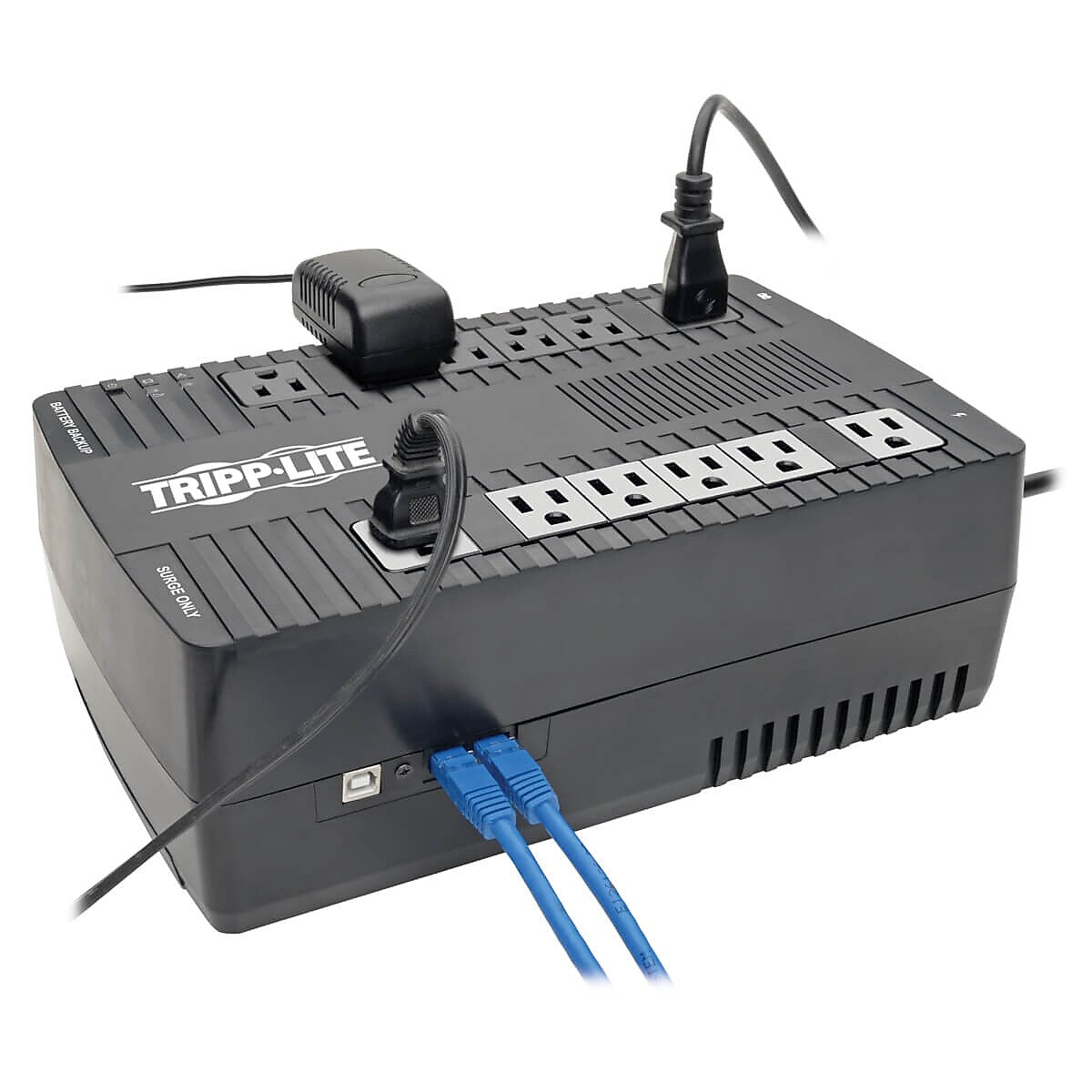 Tripp Lite AVR 900VA Battery Backup UPS, 12-Outlets, Black (AVR900U)