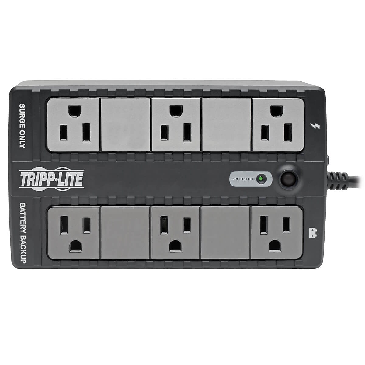 Tripp Lite UPS 350VA 210W Desktop PC / MAC Battery Backup Compact 120V 6-Outlets 50/60 Hz 350VA Standby, 6-Outlets (BC350)
