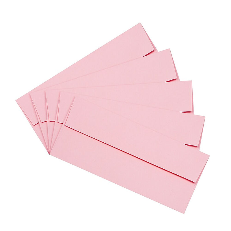 JAM Paper #10 Business Envelopes, 4.125 x 9.5, Baby Pink, Bulk 1000/Carton (2155777B)