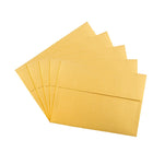 JAM Paper A7 Metallic Invitation Envelopes, 5.25 x 7.25, Stardream Gold, Bulk 1000/Carton (GCST708B)