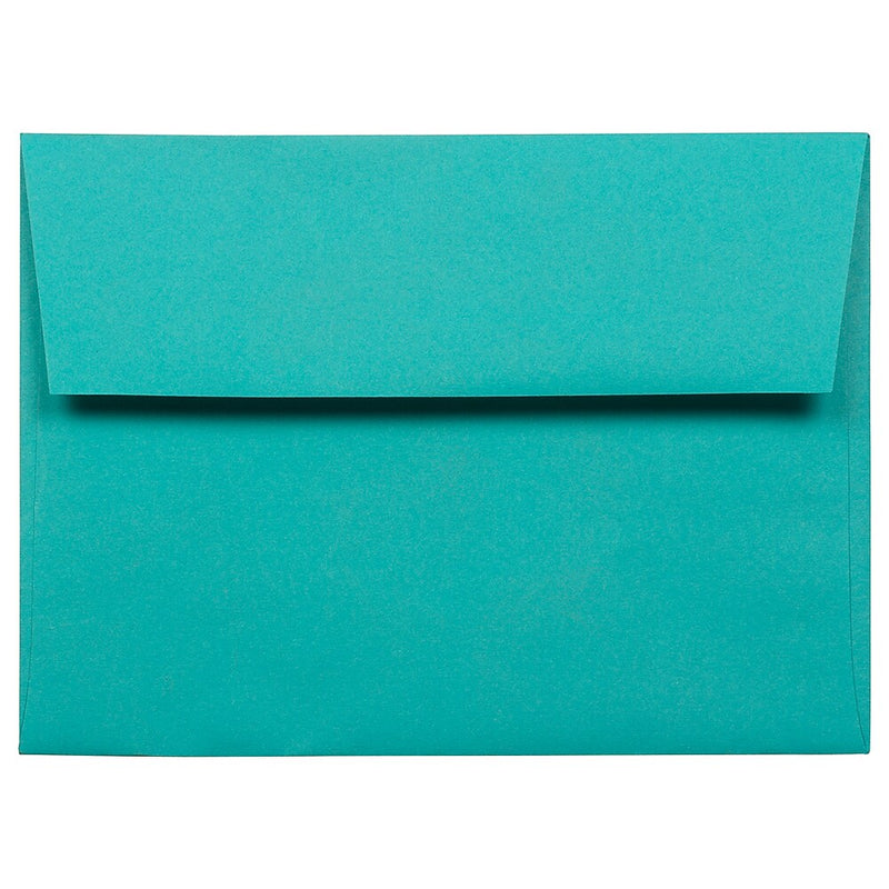JAM Paper A6 Colored Invitation Envelopes, 4.75 x 6.5, Sea Blue Recycled, 25/Pack (15903)