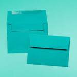 JAM Paper A6 Colored Invitation Envelopes, 4.75 x 6.5, Sea Blue Recycled, 25/Pack (15903)