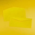 JAM Paper #9 Business Colored Envelopes, 3.875 x 8.875, Yellow Recycled, Bulk 1000/Carton (1532902b)