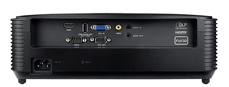 Optoma W400LVE DLP Projector, Black