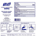 PURELL Hand Sanitizing Wipes Refill, 1200/Wipes, 2/Pack (9118-02)