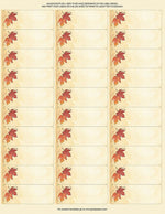 Great Papers!® Address Labels, Fall Leaves, 8.5" x 11 Sheets/120 1" x 2.625" Labels (2017004)