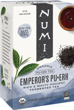Numi® Emperor's Organic Pu-erh Tea, Higher Caffeine, 16 Bags/Box