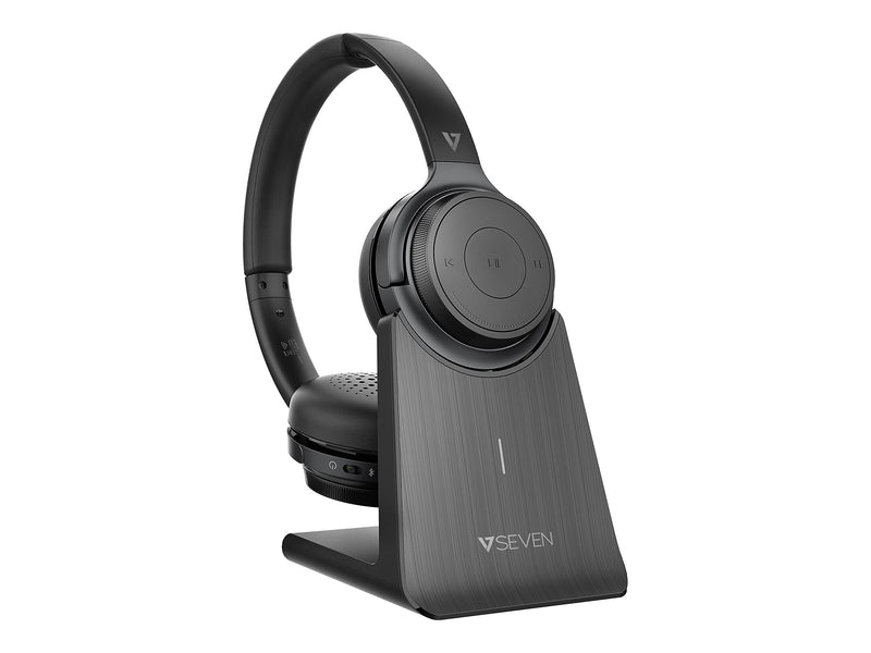 V7 Wireless Stereo Headset, On Ear, Gray/Black (HB600S)