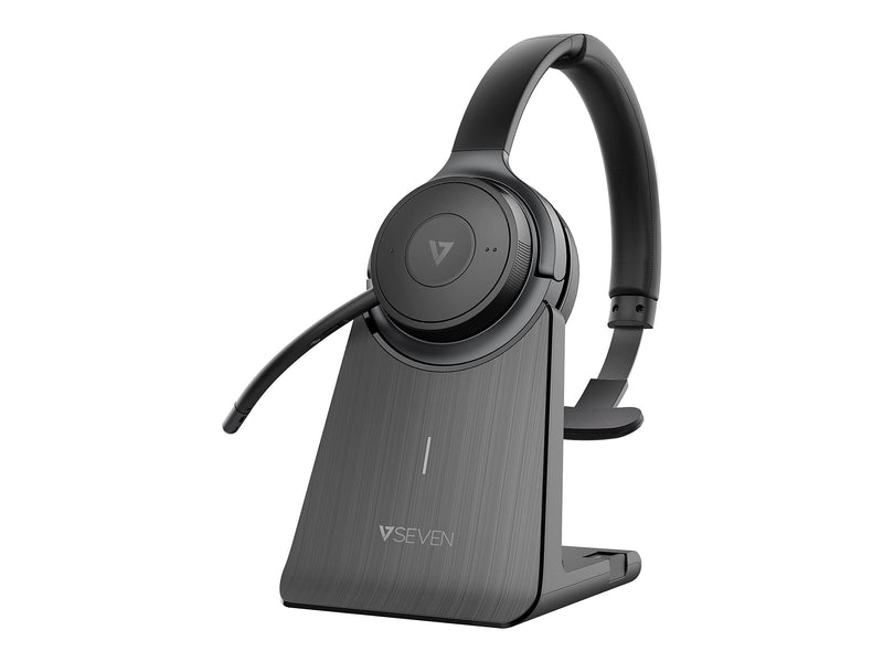 V7 Wireless Mono Headset, On Ear, Gray/Black (HB605M)