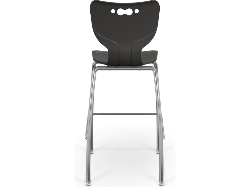 MooreCo Hierarchy Polypropylene Kids Stool, Black (53221BlakNACH)