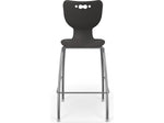 MooreCo Hierarchy Polypropylene Kids Stool, Black (53221BlakNACH)