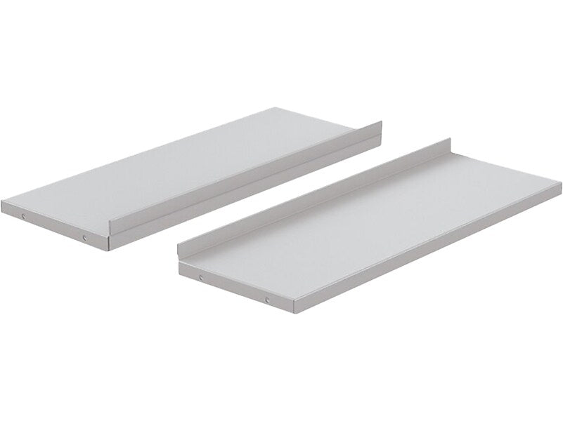 MooreCo Hierarchy 29" Storage Shelf, Cool Gray, 2/Pack (91698)