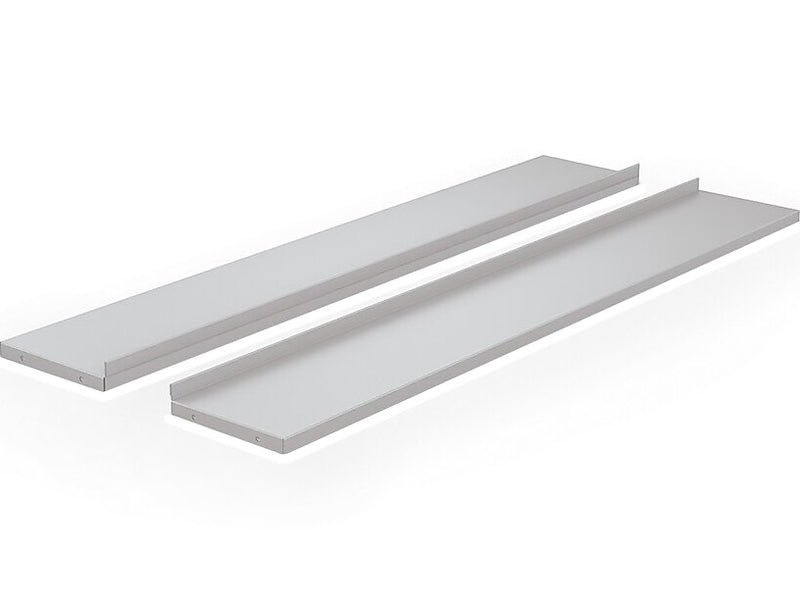 MooreCo Hierarchy 58" Storage Shelf, Cool Gray, 2/Pack (91699)