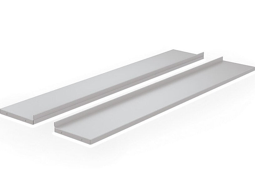 MooreCo Hierarchy 58" Storage Shelf, Cool Gray, 2/Pack (91699)