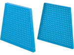MooreCo Hierarchy 22" Peg Side Panel, Blue, 2/Pack (52990-Blue)
