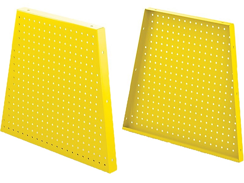MooreCo Hierarchy 22" Peg Side Panel, Yellow, 2/Pack (52990-Yellow)