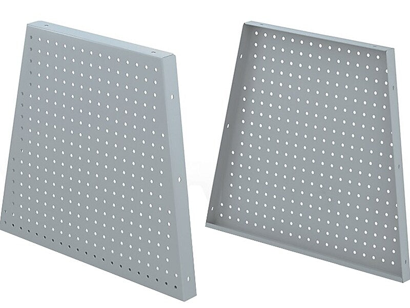 MooreCo Hierarchy 22" Peg Side Panel, Cool Gray, 2/Pack (52990-Grey)