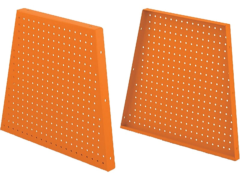 MooreCo Hierarchy 22" Peg Side Panel, Orange, 2/Pack (52990-Orange)