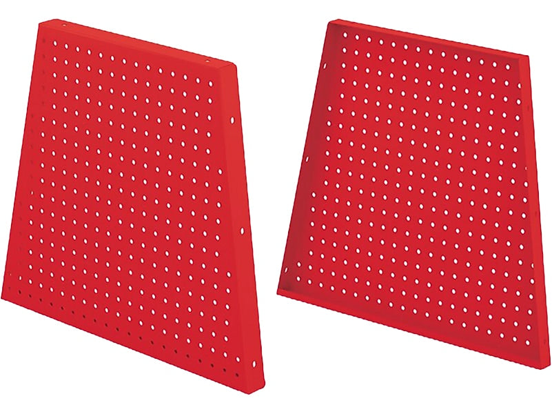 MooreCo Hierarchy 22" Peg Side Panel, Red, 2/Pack (52990-Red)