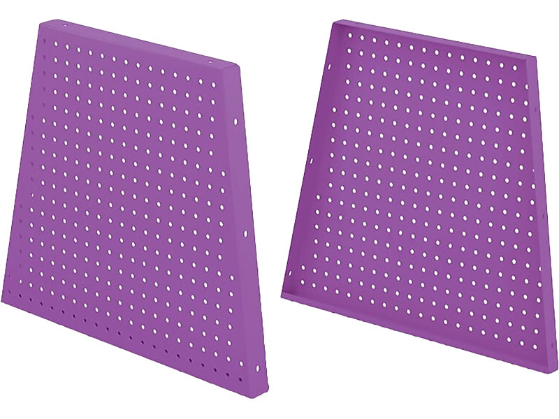MooreCo Hierarchy 22" Peg Side Panel, Purple, 2/Pack (52990-Purple)
