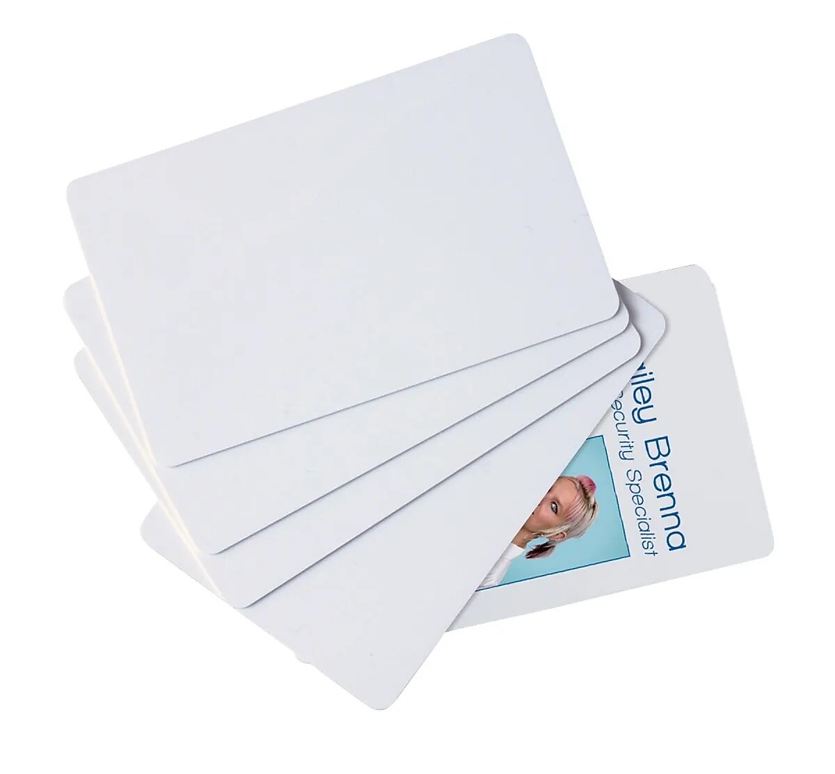 Sicurix ID Cards, White, 100/Pack (80300)
