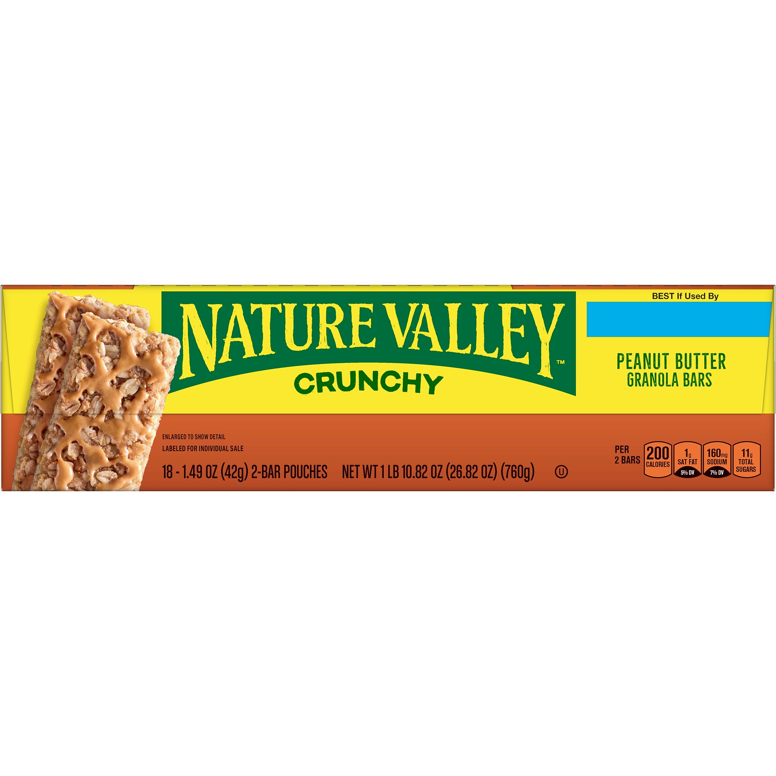 Nature Valley Peanut Butter Granola Bar, 18 Bars/Box (GEM33550)